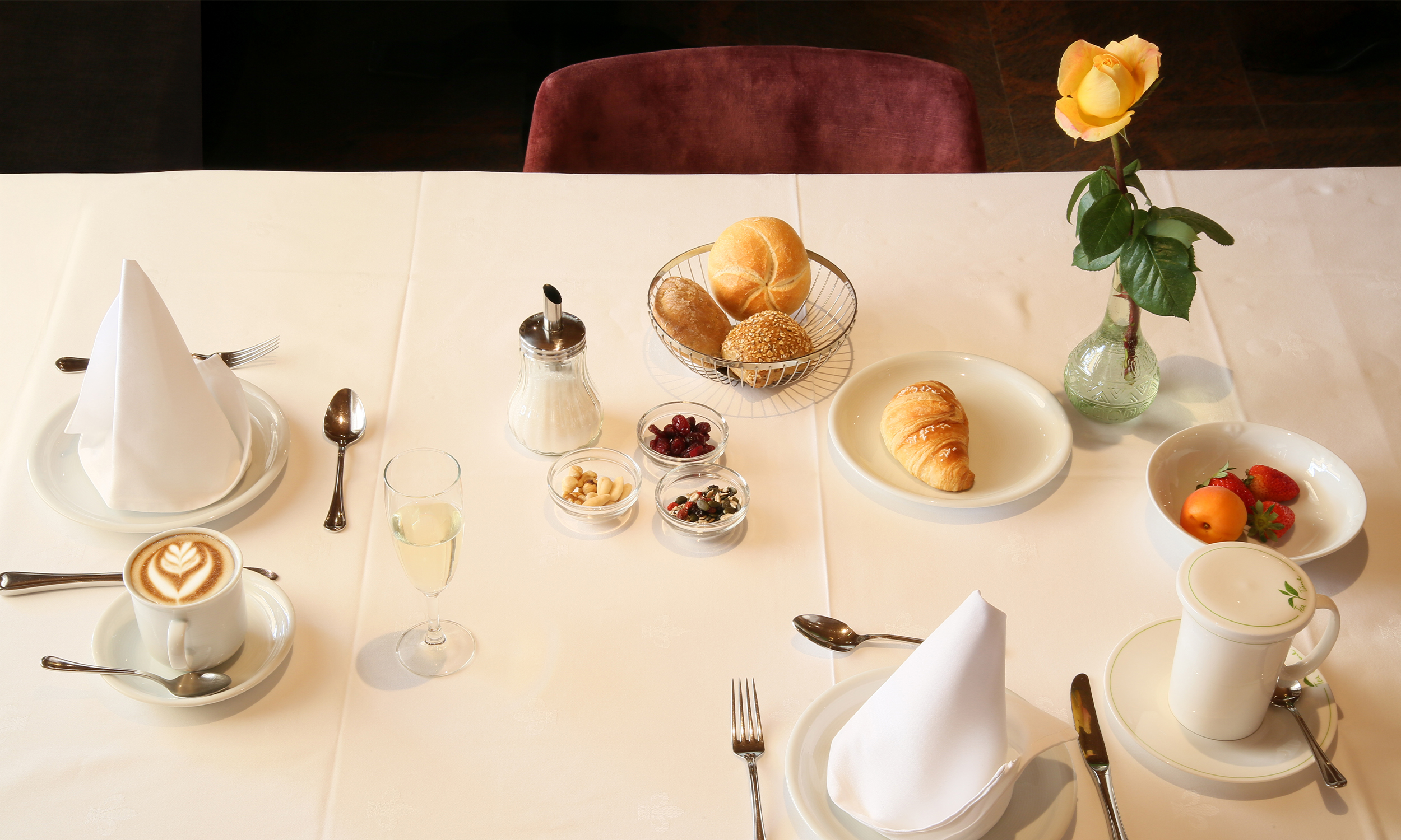 Camera con colazione